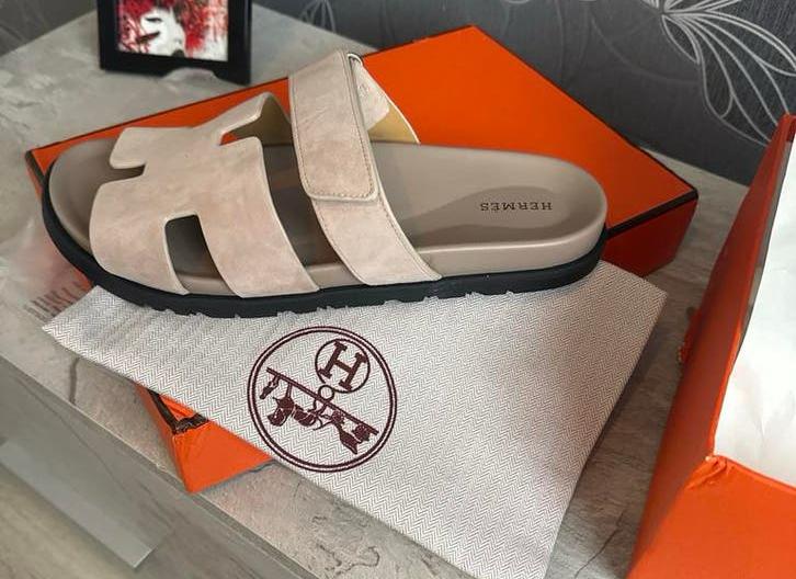 Hermes Sandalen - Beige, Kleding | Heren, Schoenen, Sandalen, Overige kleuren, Nieuw, Ophalen of Verzenden