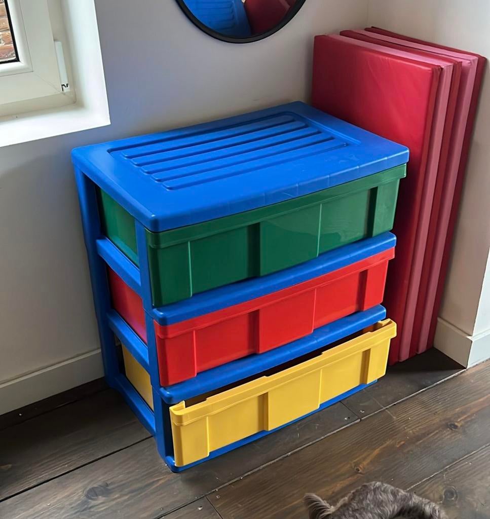 Speelgoed lade kast duplo lego, Ophalen, Zo goed als nieuw