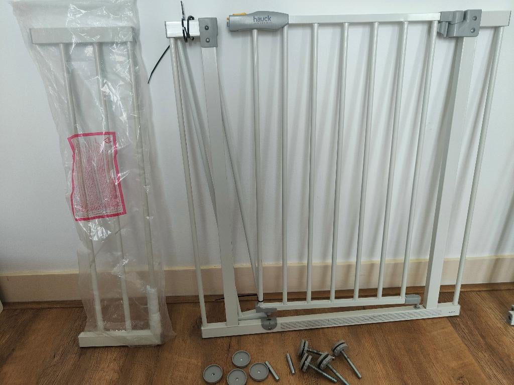 Hauck Safety gate Open'n Stop with extension, Ophalen, Overige typen, Zo goed als nieuw, Metaal of IJzer