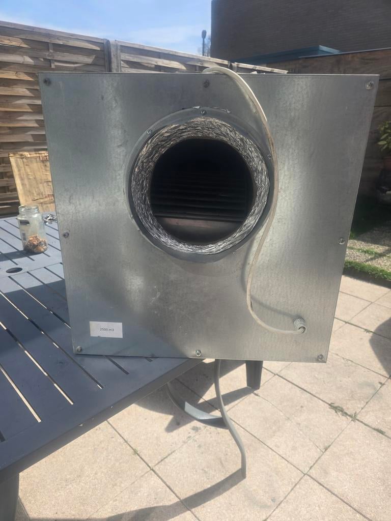 Horeca afzuiger 55x55cm - Gebruikt, Ophalen, Gebruikt, Overige typen, 800 m³ per uur of meer