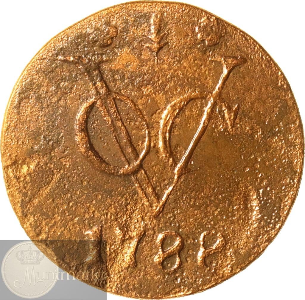 V.O.C. - Gelderland - Misslag Duit 1788 "weggevallen C", Postzegels en Munten, Munten | Nederland, Ophalen of Verzenden, Vóór koninkrijk