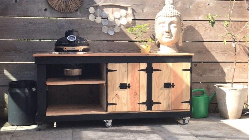 bbq meubel,kamado,egg,buitenkeuken,weber,bastard,urban,grill, Ophalen of Verzenden, Nieuw