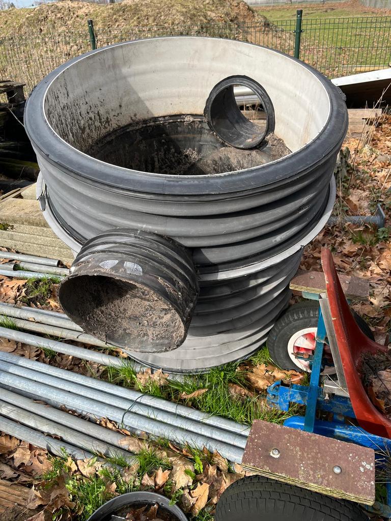 Put, Ophalen, Kunststof, Gebruikt, Rond