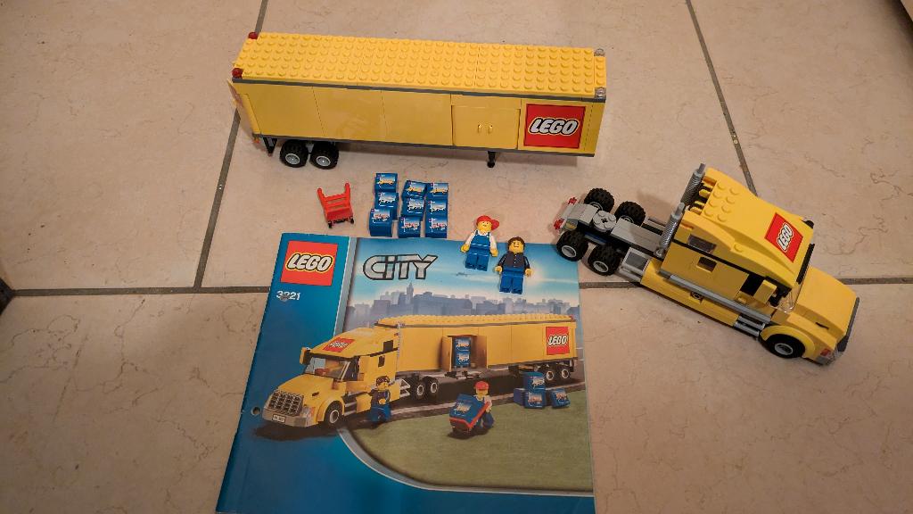 Lego City - Lego Truck - 3221, Kinderen en Baby's, Speelgoed | Duplo en Lego, Ophalen of Verzenden, Gebruikt, Complete set, Lego