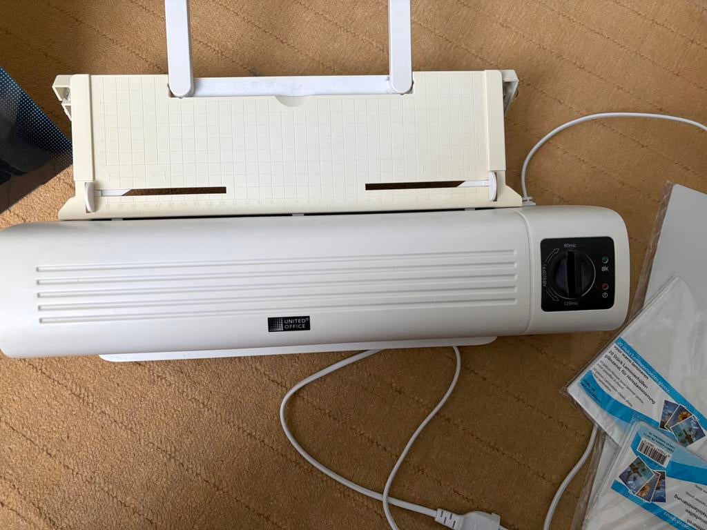 Lamineerapparaat, Ophalen, Gebruikt