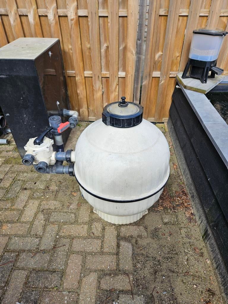 Baedfilter met zeef, Ophalen, Vijverfilter