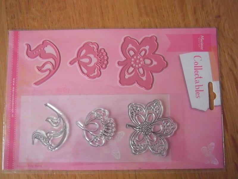 Nieuwe stempels + snijmallen Marianne Collectables - COL1303, Ophalen of Verzenden, Nieuw, Overige thema's, Pons of Mal