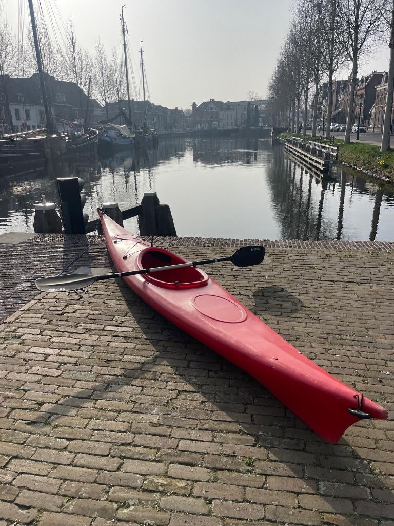 Mooie Nova Artic-kano (met verbrede instap) van polyethyleen, Watersport en Boten, Kano's, Ophalen, Gebruikt, Eén persoon, Met peddels