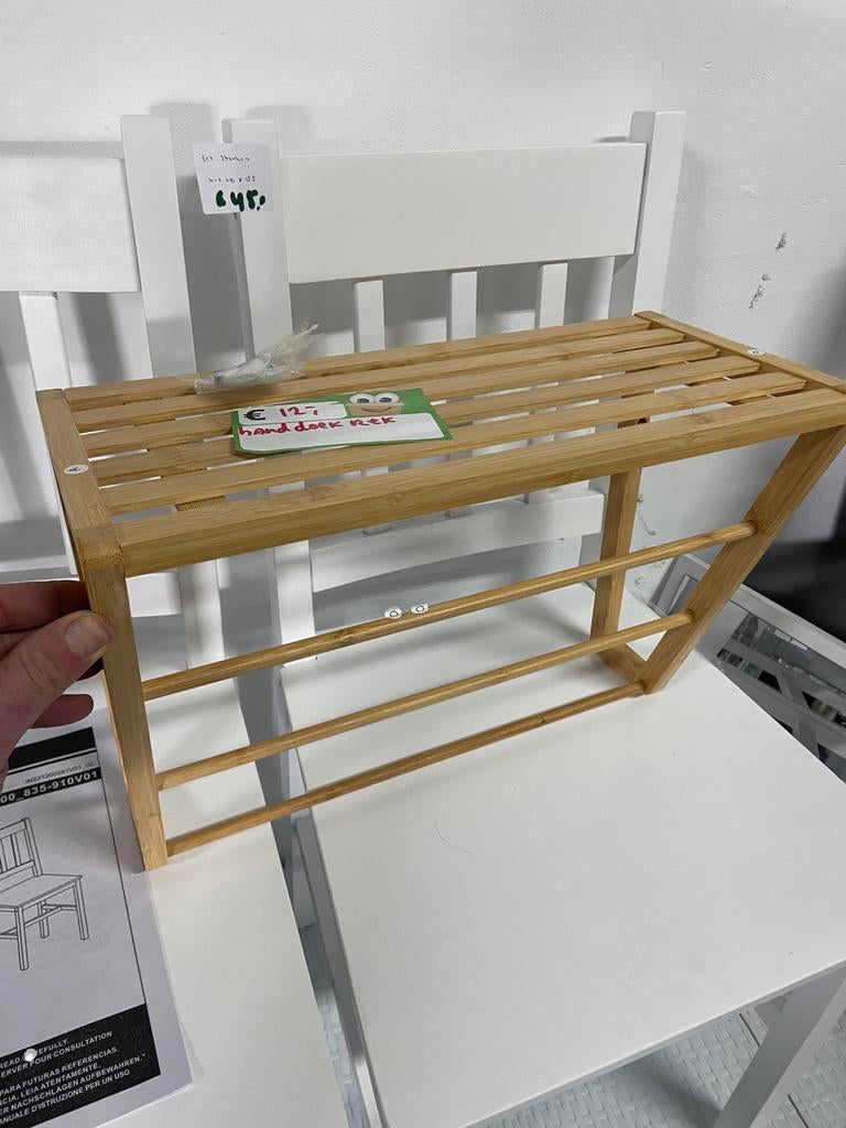 Badkamer rekje voor handdoeken, Huis en Inrichting, Ophalen, Nieuw, Nb, Relaxdays