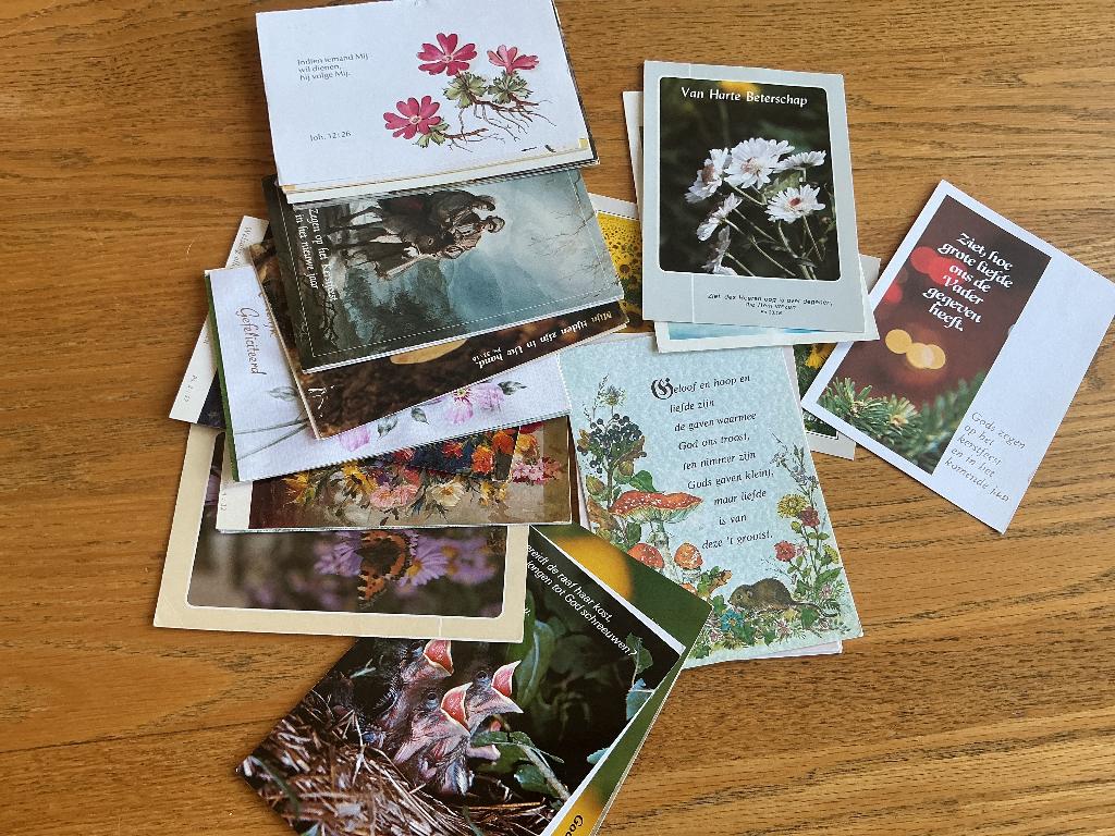 45 kaarten religie, Verzenden, Gebruikt, Kaart of Prent, Christendom | Protestants