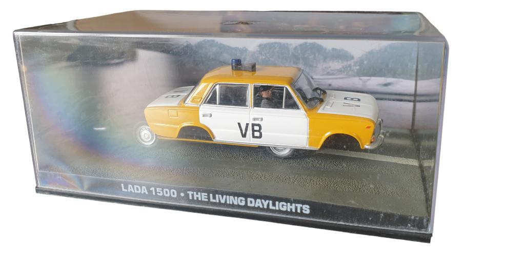 007 James Bond miniatuur Living Daylights Lada 1703, -, -, Overige typen, Ophalen of Verzenden