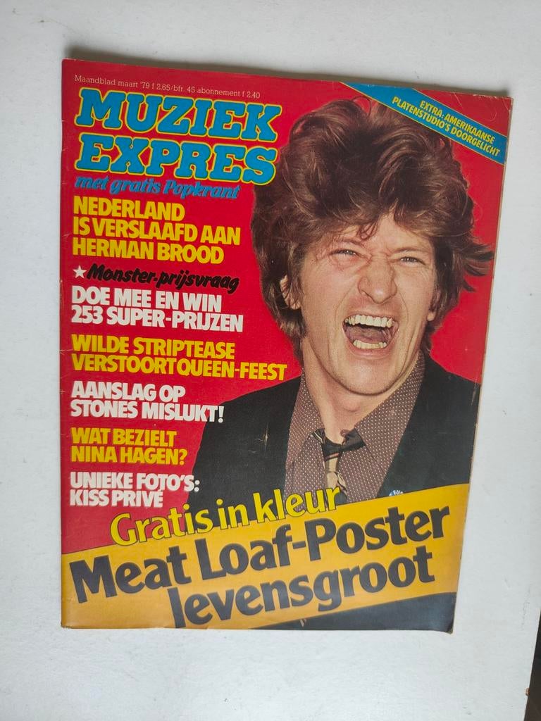 Muziek Expres maart 1979, Ophalen of Verzenden, 1960 tot 1980, Nederland, Tijdschrift