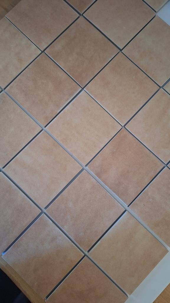 Gezocht; 0,5 m2 terracotta tegeltjes, Doe-het-zelf en Verbouw, Tegels, Nieuw, Minder dan 20 cm, Minder dan 5 m², Wandtegels