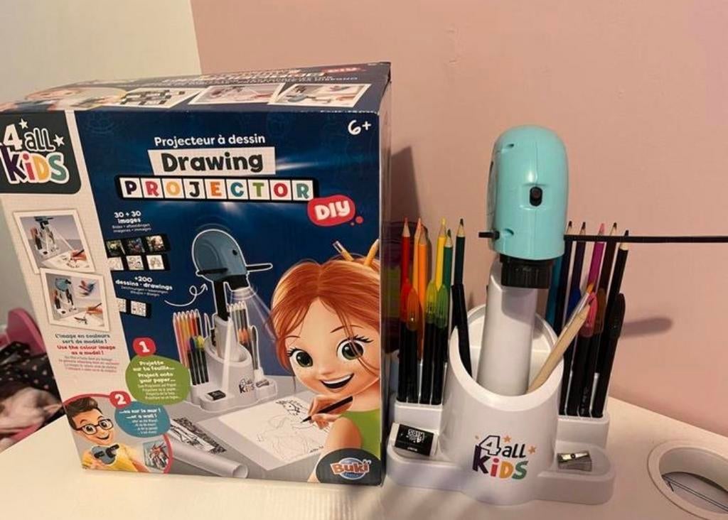 4 all Kids Tekenprojector - DIY Tekenset, Ophalen of Verzenden, Zo goed als nieuw, Knutselen