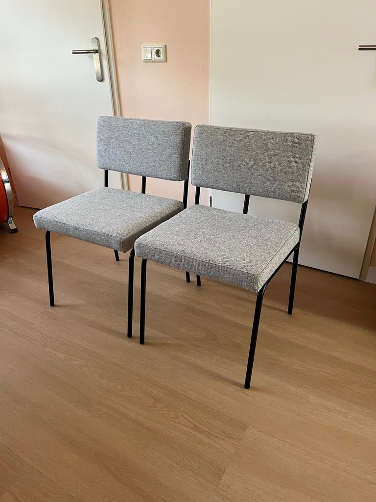 Fest eetkamerstoel Monday 2 stuks, Huis en Inrichting, Stoelen, Nieuw, Twee, Stof, Grijs, Ophalen