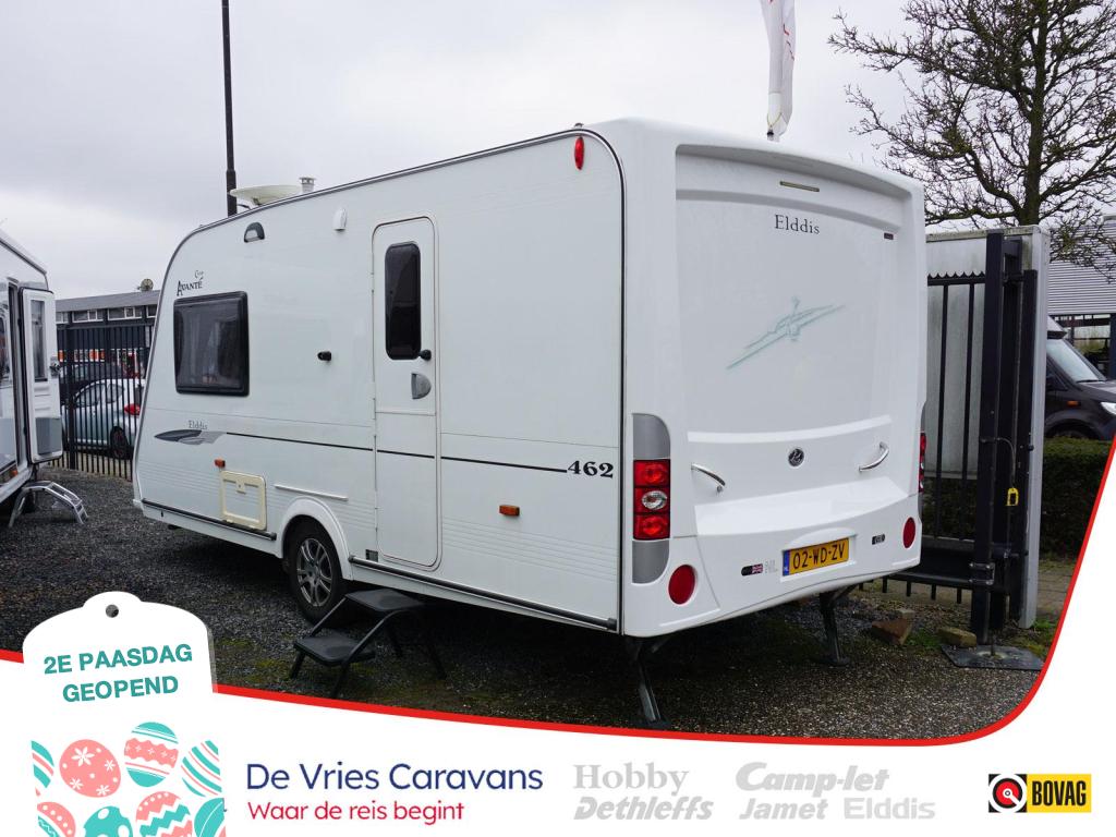 Elddis Avante Club 462 incl.mover,dakventilator, Standaardzit, Tot en met 2, Bedrijf, Overige typen