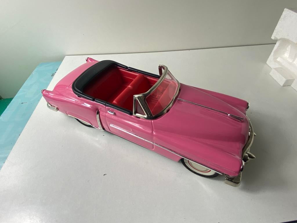 CADILLAC ‘57-blikken auto-vintage in box-30cm lang, Ophalen of Verzenden