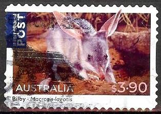 156 Australië 2023 Native Animals s/a, Verzenden, Gestempeld