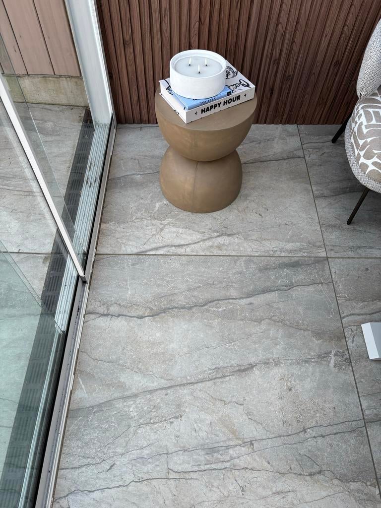 Geoceramica Brescia  beige100x100x4 tegels - 4m2, Ophalen, Keramiek, Nieuw, Minder dan 5 m²