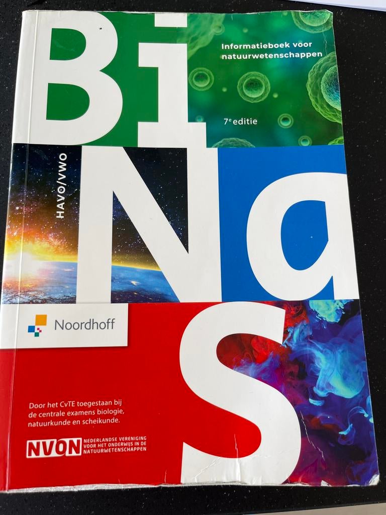 BiNaS 7e editie HAVO/VWO, Boeken, Schoolboeken, Ophalen of Verzenden, Gelezen, HAVO, Natuurkunde