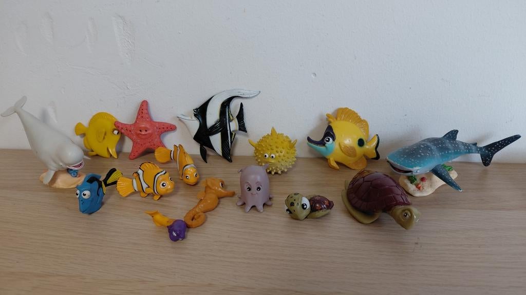 Figuren set finding nemo Disney, Verzamelen, Poppetjes en Figuurtjes, Ophalen of Verzenden