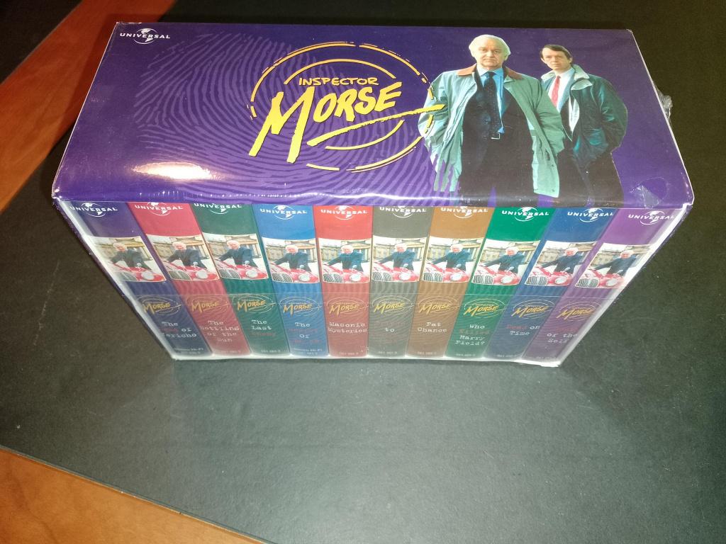 Complete VHS serie Inspector Morse, Vanaf 12 jaar, Ophalen, Nieuw in verpakking, Tv-serie of Tv-programma