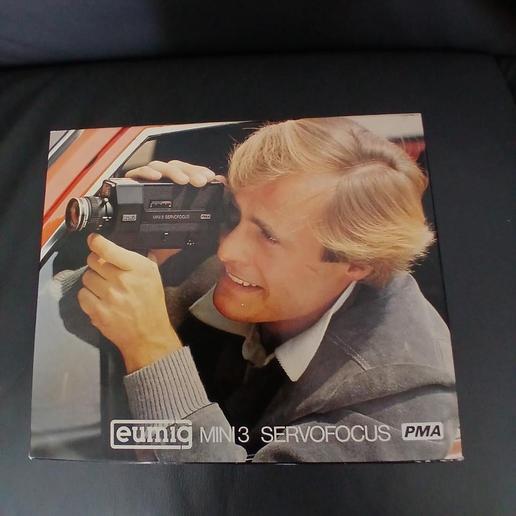 Vintage Eumig Mini 3 Servofocus PMA Camera, Ophalen of Verzenden, 8mm, Camera