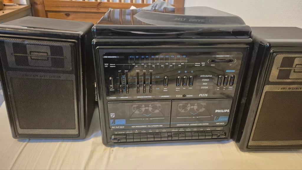 Philips stereo toren F1275 (zie beschrijving), Philips, Microset, Niet werkend, Ophalen