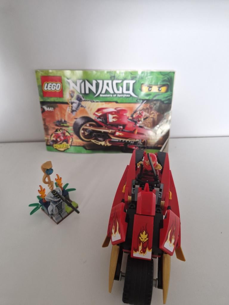 Lego Ninjago Kai's Blade Cycle, Ophalen of Verzenden, Zo goed als nieuw
