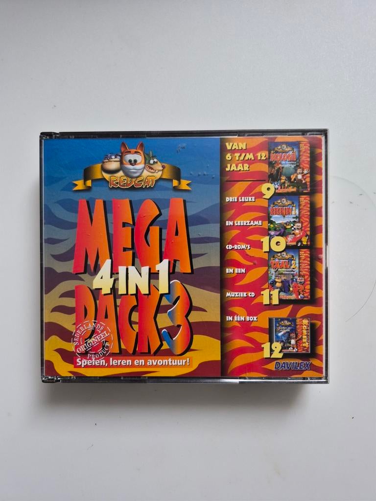 RedCat Mega 4 in 1 Pack 3 - Educatieve PC Spellen, Puzzel en Educatief, Gebruikt, 1 speler, Ophalen of Verzenden