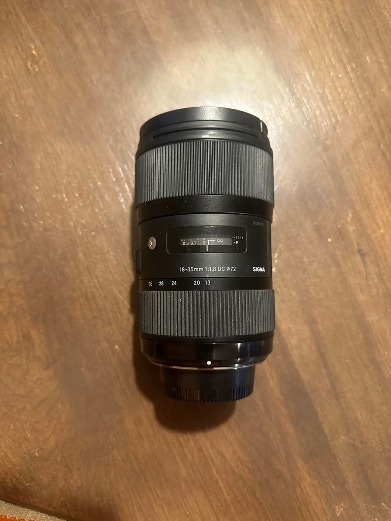 Sigma 18-35mm f/1.8 DC HSM Art lens voor Nikon (uitstekend), Ophalen of Verzenden, Zo goed als nieuw, Groothoeklens, Zoom