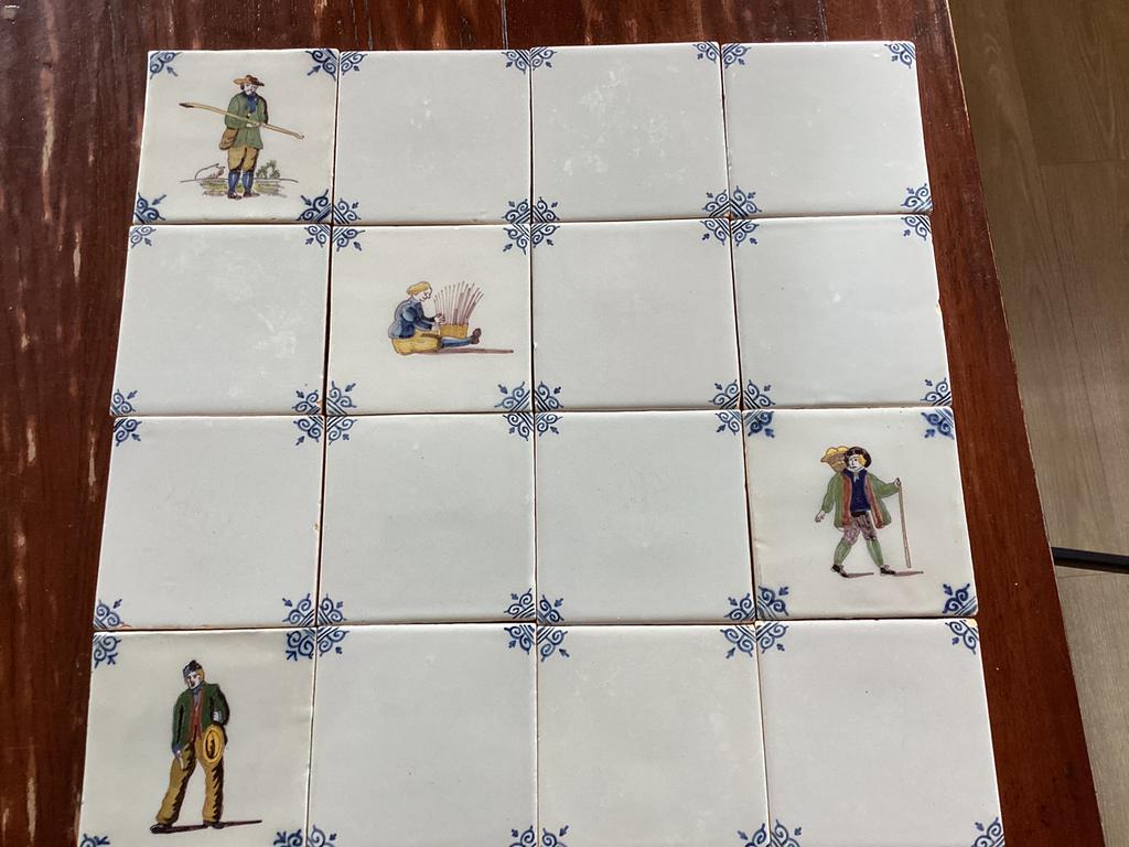 Tegeltjes Tichelaar, Antiek en Kunst, Antiek | Wandborden en Tegels, Ophalen of Verzenden