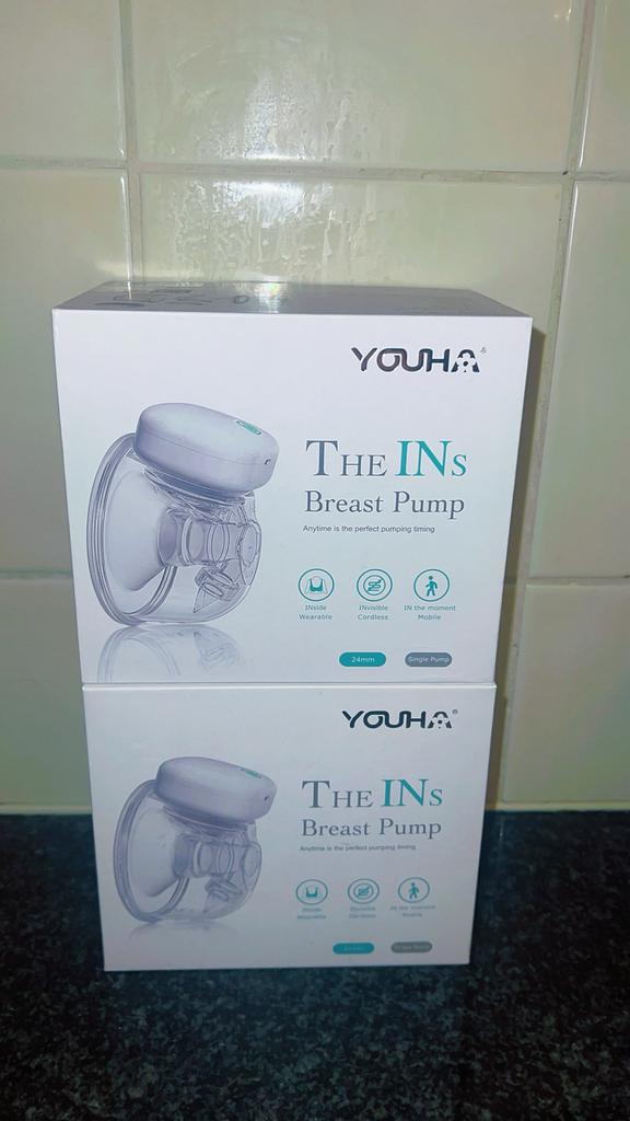 2x Youha The Ins borstkolf – zo goed als nieuw (Tegelen), Ophalen of Verzenden, Zo goed als nieuw, Borstkolf