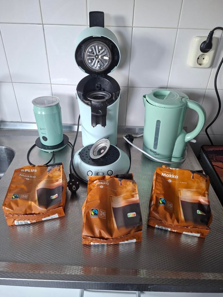 Senseo Philips Koffiezetapparaat met melkopschuimer, Ophalen, Gebruikt