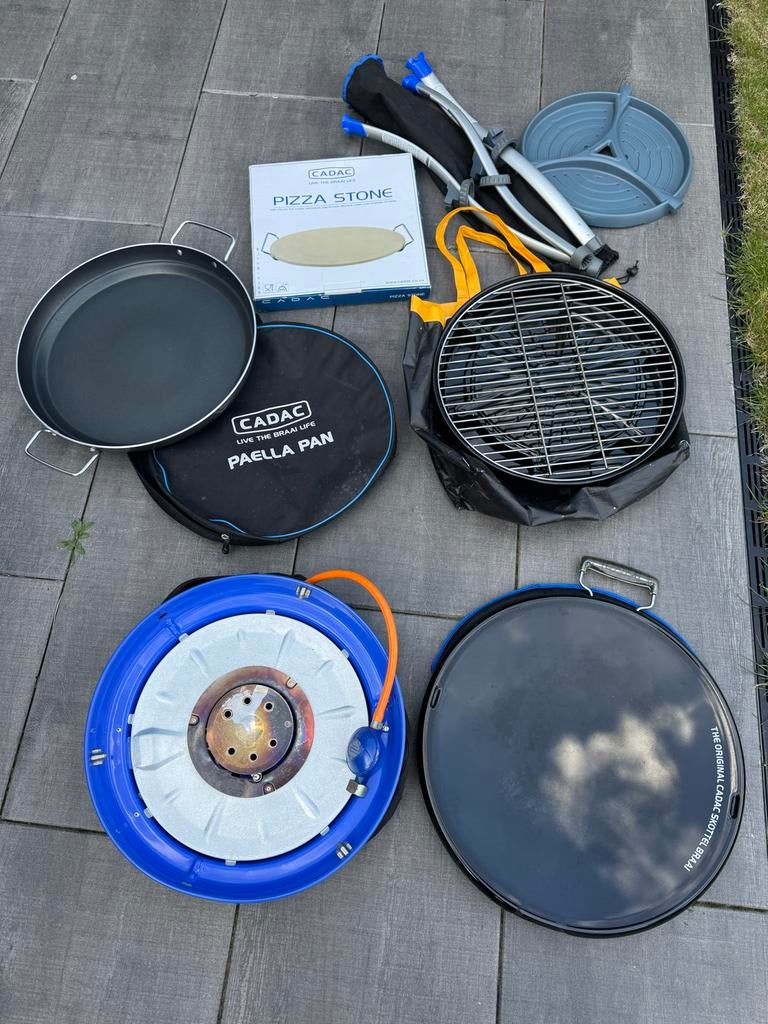 Cadac barbecue met accessoires, Ophalen, Gebruikt