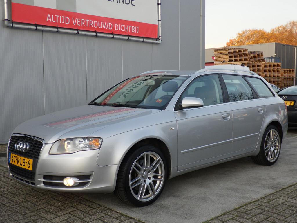 Audi A4 Avant 1.8 Turbo Automaat Pro Line, Clima, Stoelvw, Y, Auto's, Stof, Gebruikt, Zwart, 4 cilinders