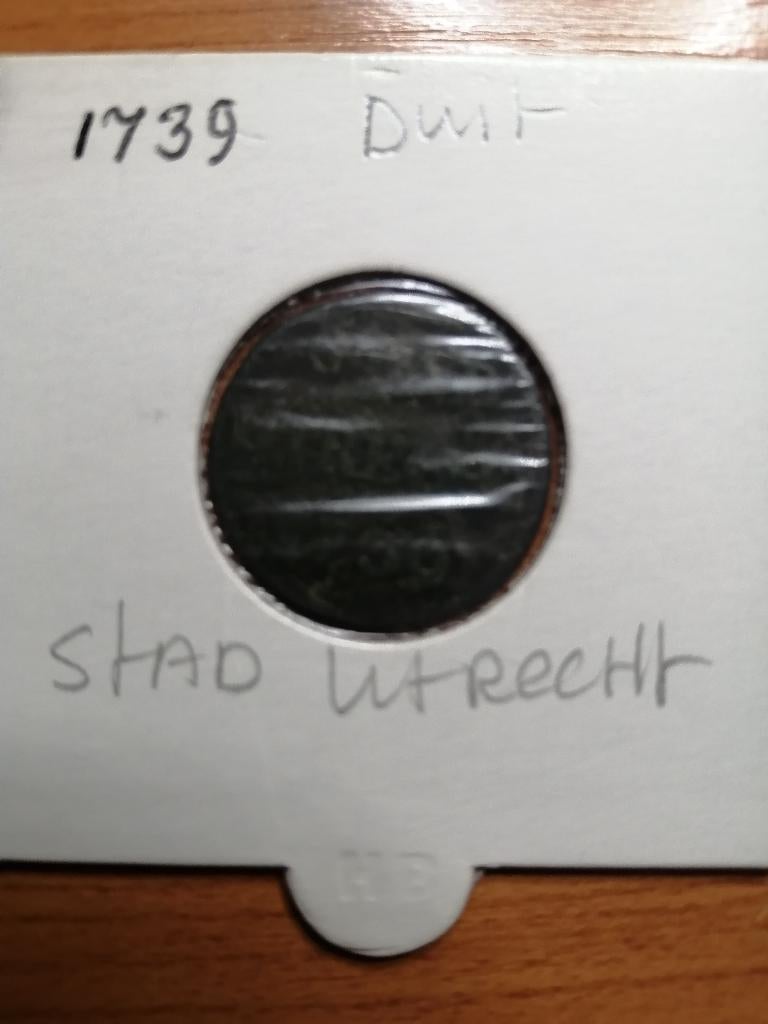 (M-04) Dukaat Nederland 1739 Fraai, Stad Utrecht., Ophalen of Verzenden, Vóór koninkrijk, Overige waardes, Losse munt