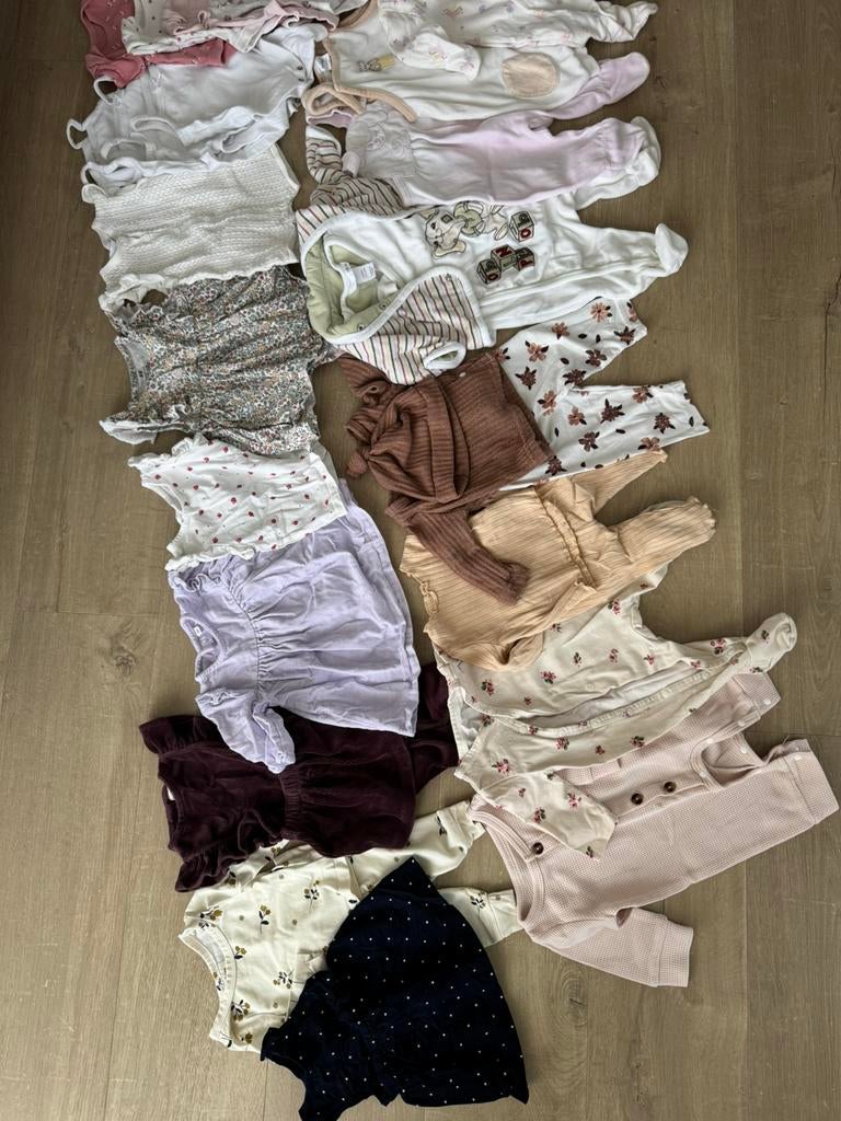 ZEER GROOT meisjeskleding maat 50-80, Ophalen, Zo goed als nieuw