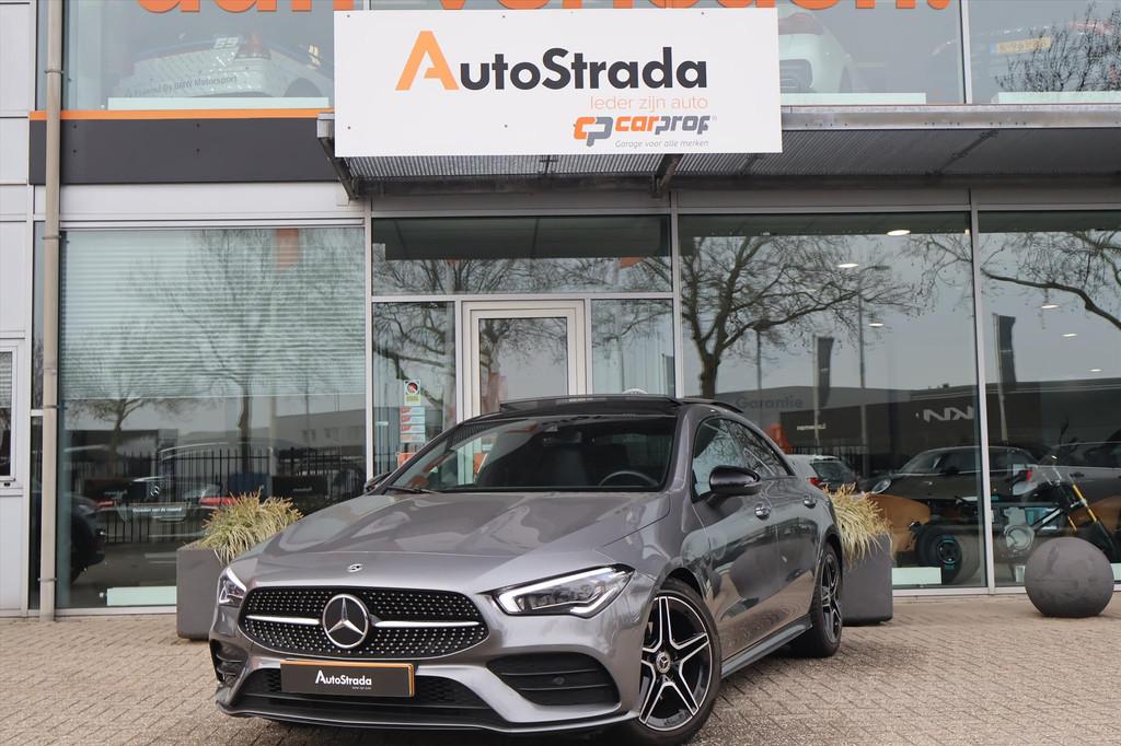 Mercedes CLA Coupé 180 AMG-Line 136pk | Cruise | Pano | Cam, Auto's, CLA, Gebruikt, 4 cilinders, Met garantie (alle)