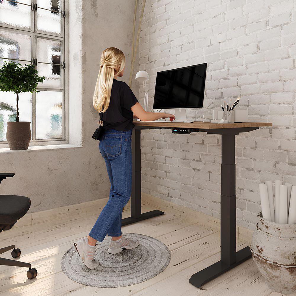 Robuuste elektrisch verstelbare bureaus - 150kg - 2 motoren, Ophalen of Verzenden, In hoogte verstelbaar, Nieuw, Zit-sta bureau