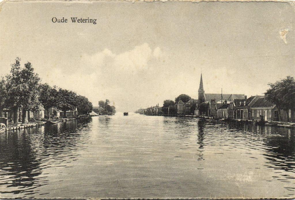 Oude Wetering - B-keus - ongelopen, Verzamelen, Ansichtkaarten | Nederland, Ophalen of Verzenden, Voor 1920, Ongelopen, Noord-Brabant