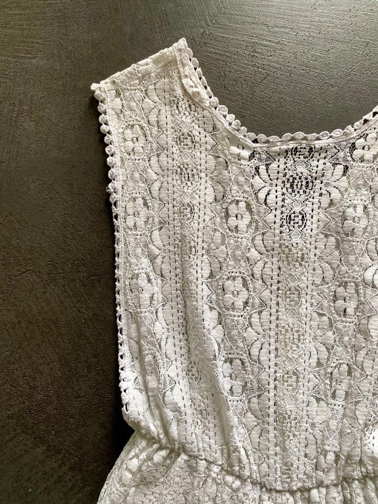 J395 Wit kant kort jumpsuit maat XS=34 overall korte broek, Wit, Ophalen of Verzenden, Zo goed als nieuw, Glamorous