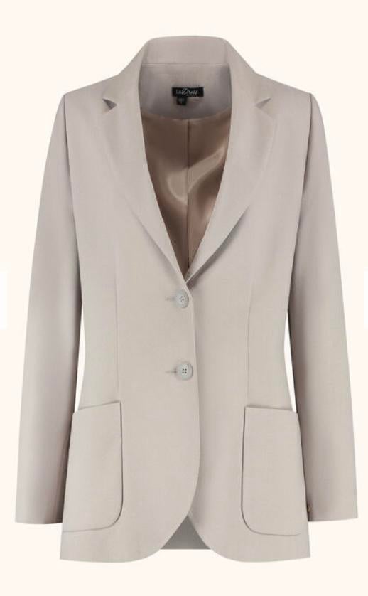 Ladress colbert Carey pebble XL, Ophalen of Verzenden, Zo goed als nieuw, Maat 42/44 (L), Blauw