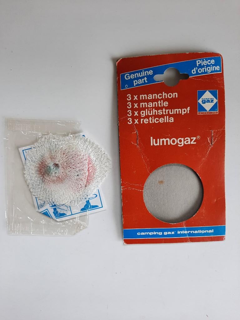 Lumogaz Gaskampeermouw Gloeikousje kousje - 2 stuks -, Ophalen of Verzenden, Nieuw