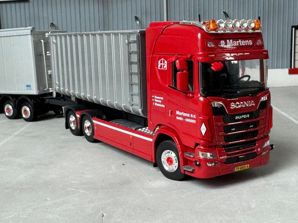 Tekno Scania S Martens haakarm container walking floor LZV, Ophalen, Nieuw, Bus of Vrachtwagen, Tekno