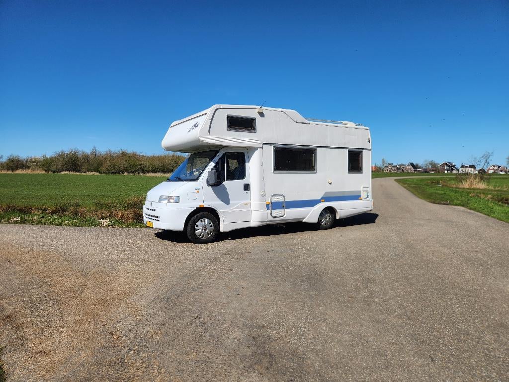 Leuke Fiat Fendt camper 230 2.5, Dakluik, Alkoof, Ringverwarming, Fiat