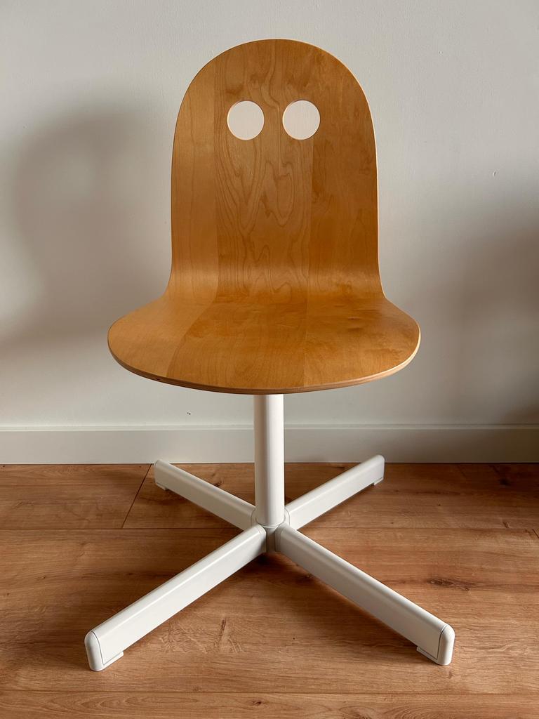 Bureaustoel kinderen, Ophalen, Zo goed als nieuw, Wit, Bureaustoel