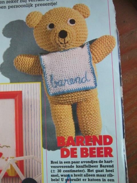 Breipatroon   Zacht Beertje   nr 6006 86, Verzenden, Nieuw, Breien, Patroon of Boek
