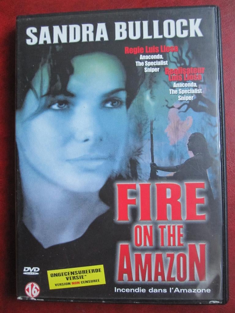 Fire on the Amazon (1993), Cd's en Dvd's, Dvd's | Actie, Zo goed als nieuw, Actie, Vanaf 16 jaar, Ophalen of Verzenden