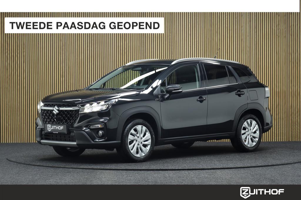 Suzuki S-Cross 1.4 Boosterjet Select Smart Hybrid | Facelift, Stof, Gebruikt, 4 cilinders, Zwart
